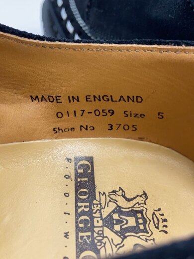 商品画像：3705/Gibson/ドレスシューズ/5/BLK/スウェード/0117-059 5