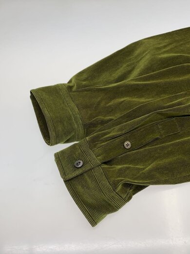 商品画像：Prime-Over Flocky Print Regular Collar Shirt Coat/1/ナイロン/GRN// 4