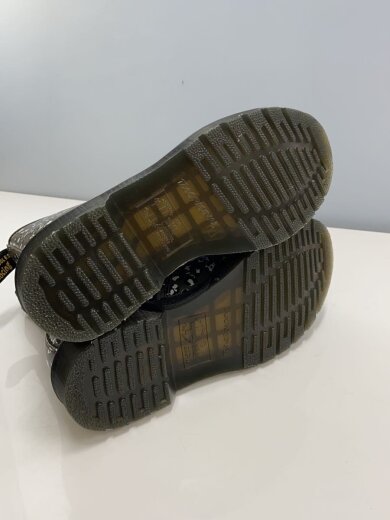 商品画像：Gunmetal Loud Leopard/レースアップブーツ/UK4/BLK/レザー/27652 4