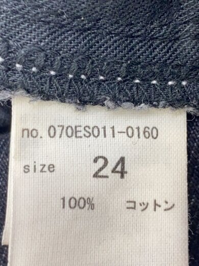 商品画像：ブラックデニムパンツ/24/コットン/BLK/070ES011-0160// 5
