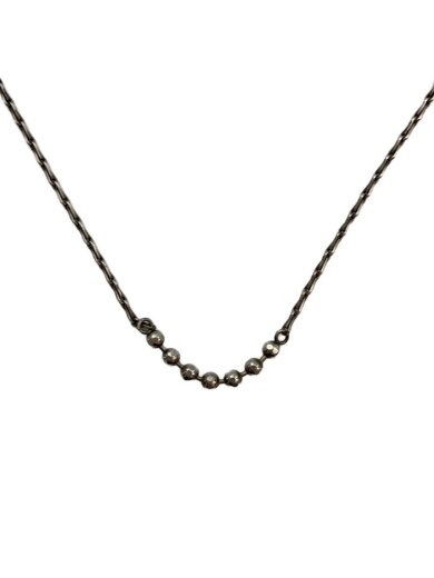 商品画像：ロングボールチェーンネックレス/--/SLV/トップ無/メンズ// 1