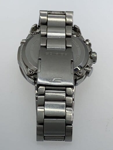 画像：CASIOソーラー腕時計/アナログ/ステンレス/BLK/SLV/EQW-A11005