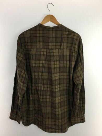 画像：Steven Alan長袖シャツ/XL/コットン/ブラウン/チェック/8111-218-05862