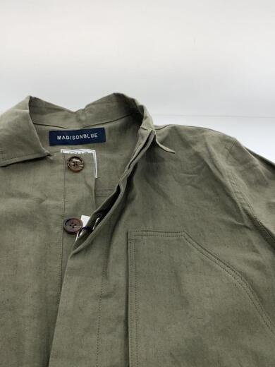 画像：MADISONBLUEオールインワン/S/リネン/KHK/MB181-4007/LINEN JUMP SUIT3