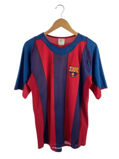 商品画像：半袖シャツ/--/ポリエステル/RED/ストライプ 1