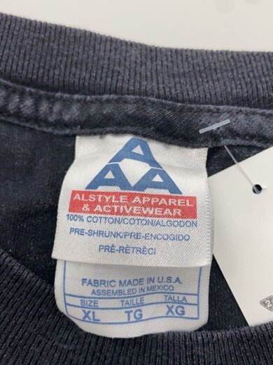 商品画像：AAA/Tシャツ/XL/コットン/BLK// 3