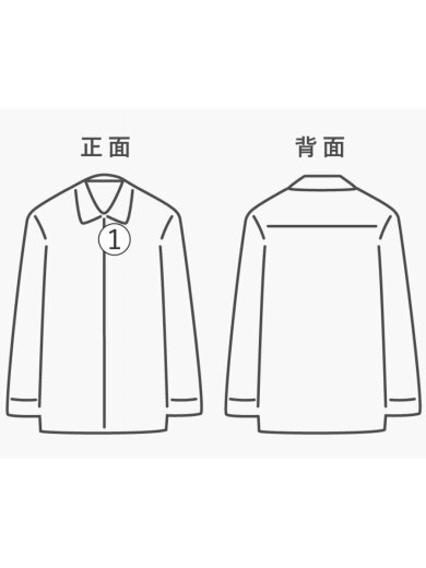 商品画像：長袖シャツ/16/--/NVY 7