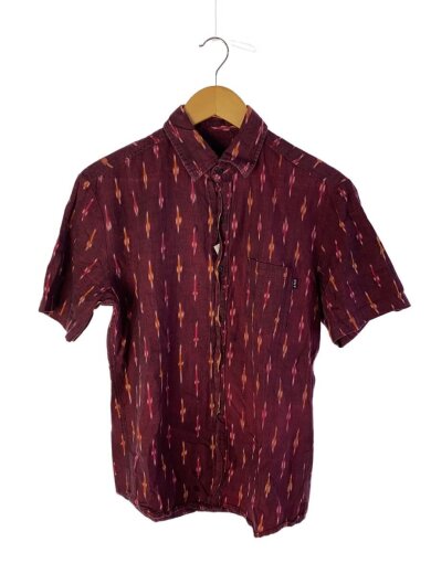 商品画像：半袖シャツ/M/コットン/RED/総柄 1