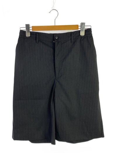 商品画像：ショートパンツ/S/ポリエステル/BLK/ストライプ/24S006-16 1