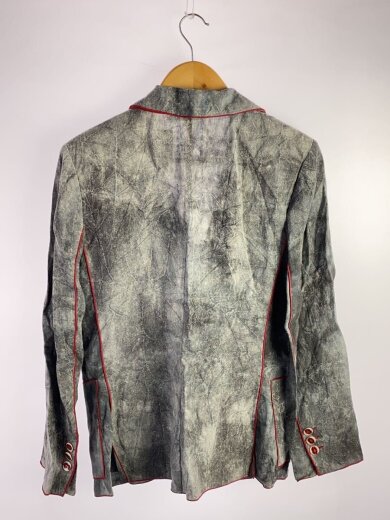 商品画像：Y2K/TEATRO DEI SOGNI /テーラードジャケット/38/リネン/GRY/総柄 2