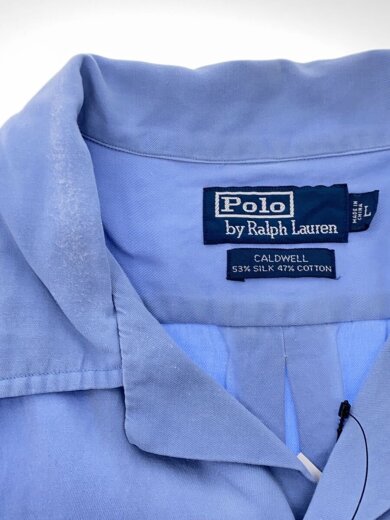 商品画像：半袖シャツ/L/シルク/BLU 5