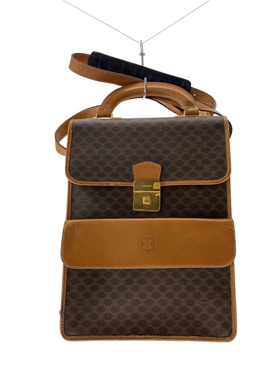 CELINE / リュック/PVC/BRW/総柄