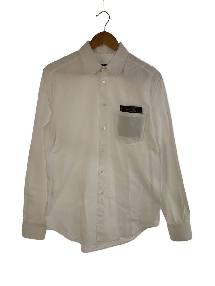 LOUIS VUITTON / 長袖シャツ/--/コットン/WHT/HIS55WDLX