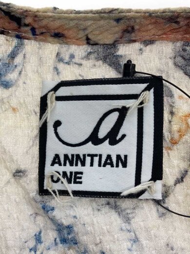 商品画像：anntian/半袖ワンピース/--/シルク/WHT/総柄 3