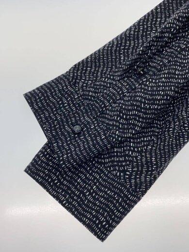 商品画像：シャツワンピース/34/コットン/BLK/総柄 6