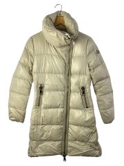 ロングダウンジャケット/3/ナイロン/IVO