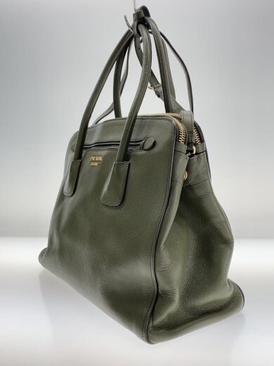 商品画像：ハンドバッグ/レザー/KHK 2