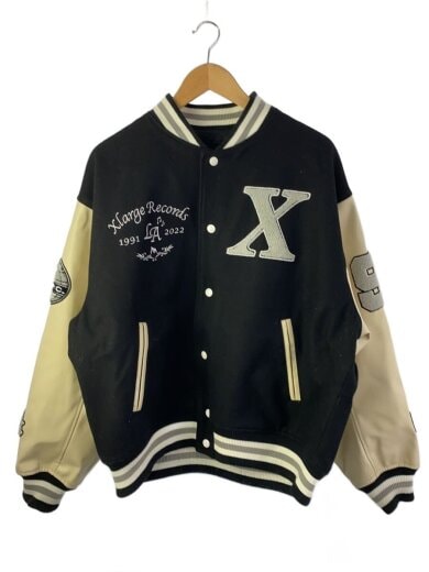 画像：X-LARGEスタジャン/L/ウール/BLK/1012240210071