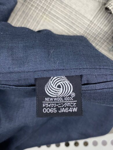 商品画像：テーラードジャケット/L/ウール/GRY/チェック 4