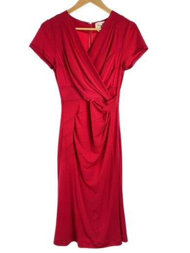 商品画像：KAY ME/ノースリーブワンピース/9/ポリエステル/RED 1