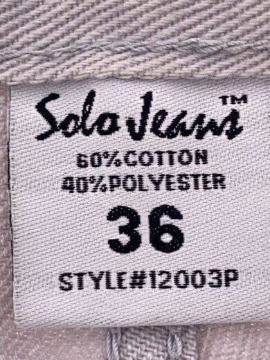 商品画像：SOLO JEANS/ボトム/36/コットン/GRY 5