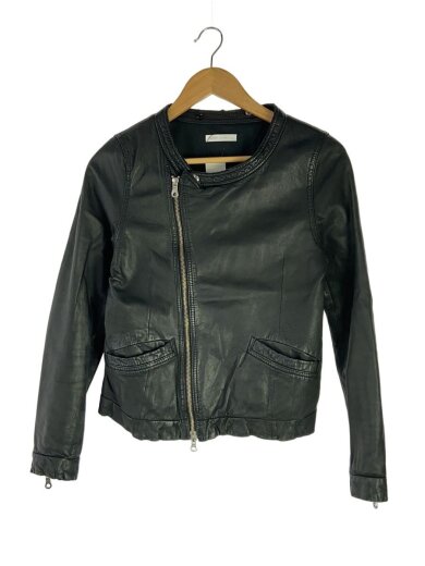 商品画像：レザージャケット・ブルゾン/FREE/羊革/BLK/315-5005 1