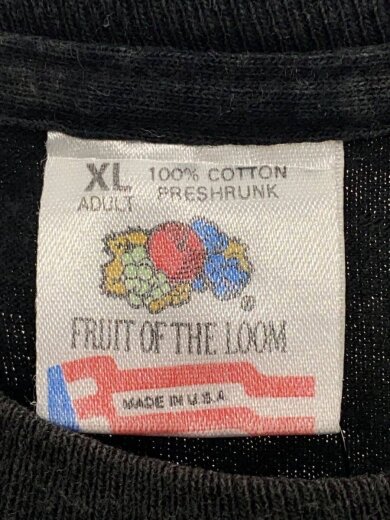 商品画像：Tシャツ/XL/コットン/BLK 3