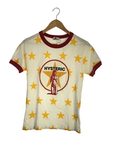 商品画像：Tシャツ/S/コットン/WHT/総柄 1