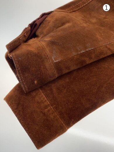 商品画像：レザージャケット・ブルゾン/S/レザー/BRW 6