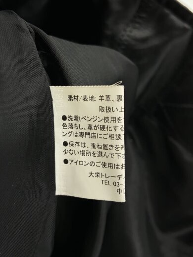 商品画像：コート/L/羊革/BLK 4