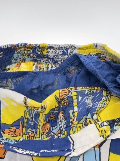 商品画像：スカート/--/コットン/BLU/総柄 3