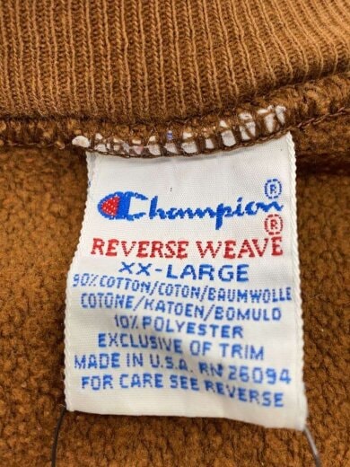 商品画像：スウェット/XXL/コットン/BRW 3