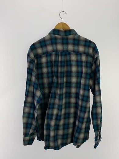 商品画像：ネルシャツ/XL/コットン/BLU/チェック 2