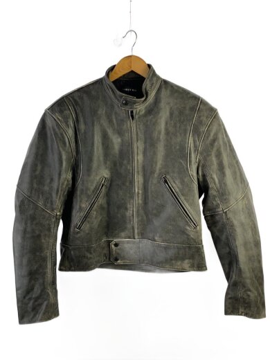 商品画像：シングルライダースジャケット/1/牛革/BLK 1
