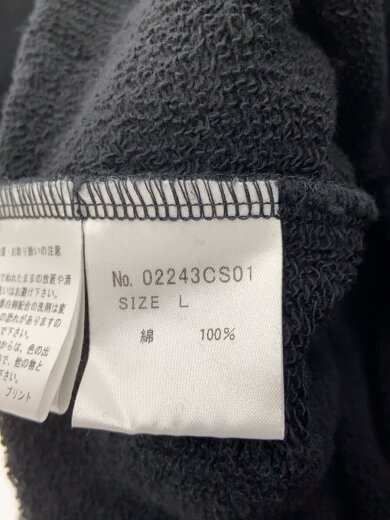 商品画像：スウェット/L/コットン/BLK 4