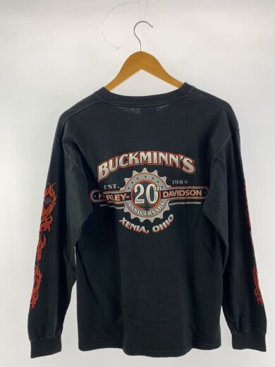 商品画像：長袖Tシャツ/M/コットン/BLK 2