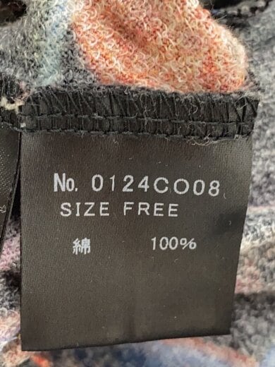 商品画像：ワンピース/FREE/コットン/BLK/総柄/0124CO08 4