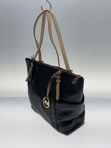 商品画像：トートバッグ/レザー/BLK/無地 2