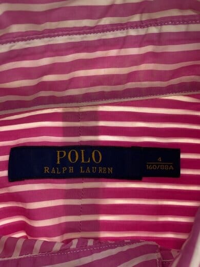 商品画像：シャツワンピース/4/コットン/PNK/ストライプ// 3