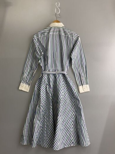 商品画像：シャツワンピース/O/コットン/BLU/ストライプ// 2