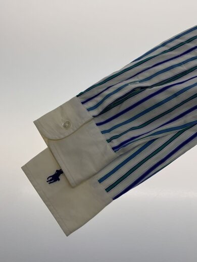 商品画像：シャツワンピース/O/コットン/BLU/ストライプ// 5