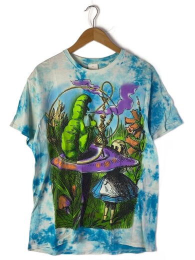 商品画像：Tシャツ/L/コットン/BLU/総柄// 1
