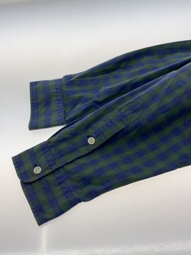 商品画像：長袖シャツ/L/コットン/GRN/チェック 4