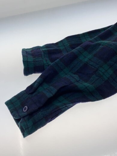 商品画像：長袖シャツ/L/ウール/GRN/チェック 4