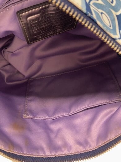 商品画像：ショルダーバッグ/キャンバス/BLU/総柄 6