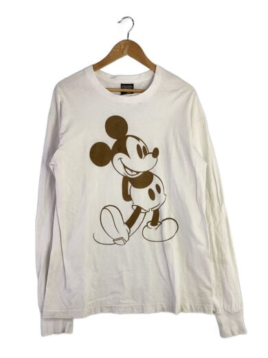 商品画像：長袖Tシャツ/M/コットン/WHT// 1