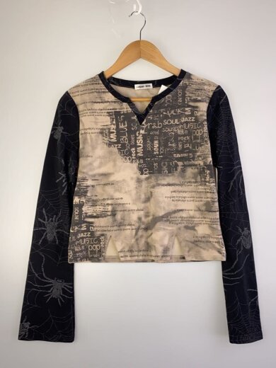 商品画像：Y2K/CASPER 1970/長袖Tシャツ/--/コットン/BEG/総柄// 1