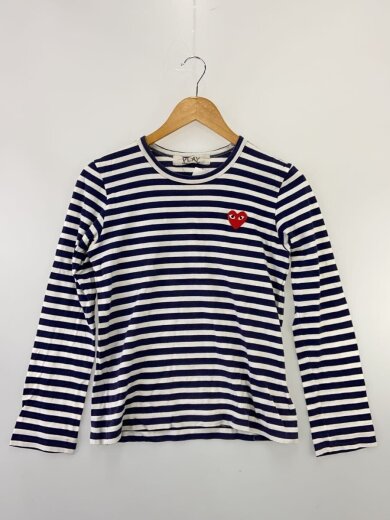 商品画像：長袖Tシャツ/M/コットン/ボーダー/AZ-T009 1