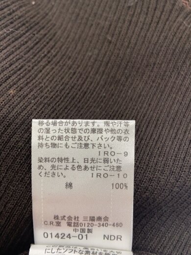 商品画像：半袖カットソー/38/コットン/BRW/FB512-254-79 5