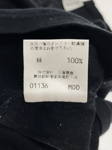 商品画像：Tシャツ/M/コットン/BLK// 4